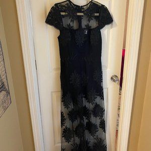 VENUS Black Lace and Sheer Jumpsuit *NEVER WORN*